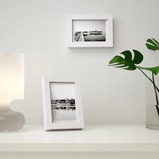 IKEA RIBBA RAMKA NA ZDJĘCIA BIAŁA 10x15 cm - obrazek 2