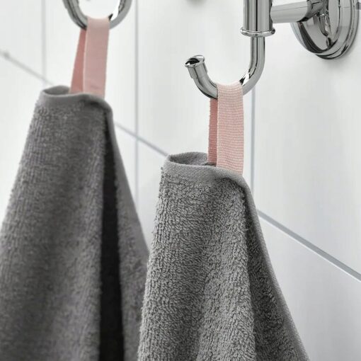 IKEA DIMFORSEN RĘCZNIK DO RĄK SZARY ZESTAW 4 SZT. - obrazek 2