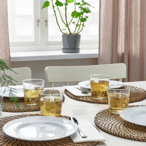 IKEA HAJMAL SZKLANKA ZE WZOREM 300 ML - 4 SZT. - obrazek 4
