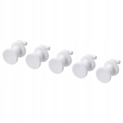 IKEA SKADIS HACZYK DO TABLICY BIAŁY 19 MM 5 SZT.