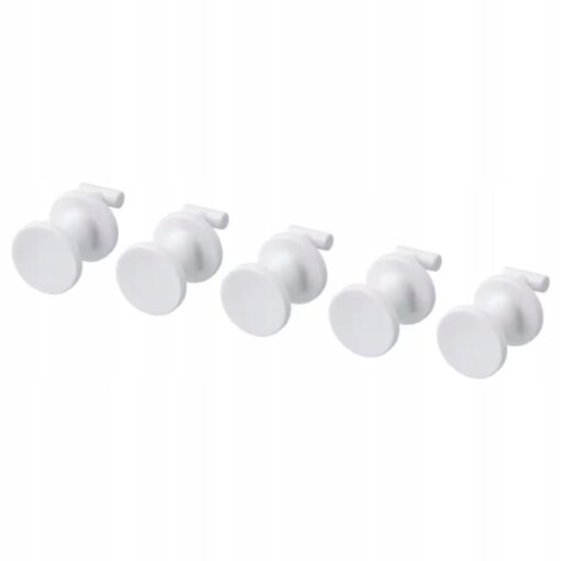IKEA SKADIS HACZYK DO TABLICY BIAŁY 19 MM 5 SZT.