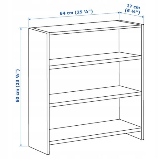 IKEA PAHL NADSTAWKA DO BIURKA BIAŁA 64x60 CM - obrazek 5