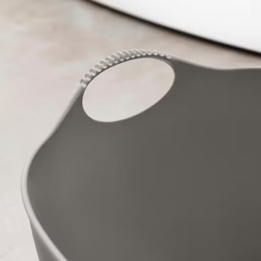 IKEA TORKIS KOSZ NA PRANIE FLEXI SZARY KOLOR 35L - obrazek 3