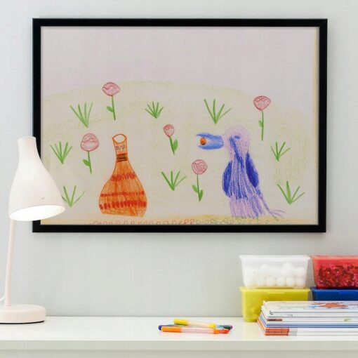 IKEA FIKSKBO RAMKA NA ZDJĘCIA 50x70cm CZARNA - obrazek 3
