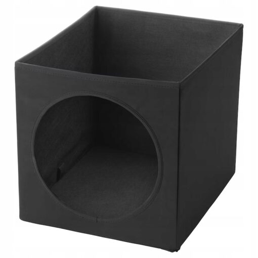 IKEA LURVIG DOMEK DLA KOTA CZARNY 33x38x33 CM