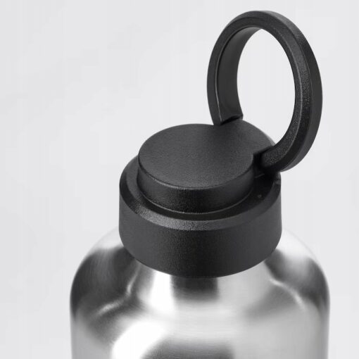 IKEA ENKELSPARIG BUTELKA NA WODĘ STAL CZARNY 0.7 L - obrazek 5