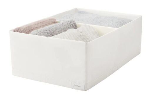 IKEA STUK PUDEŁKO Z PRZEGRÓDKAMI BIAŁE 34x51x18 cm - obrazek 3