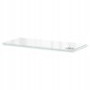 IKEA UTRUSTA PÓŁKA + WSPORNIK SZKŁO 80x37 cm 2 SZT