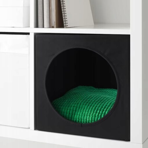 IKEA LURVIG DOMEK DLA KOTA CZARNY 33x38x33 CM - obrazek 2
