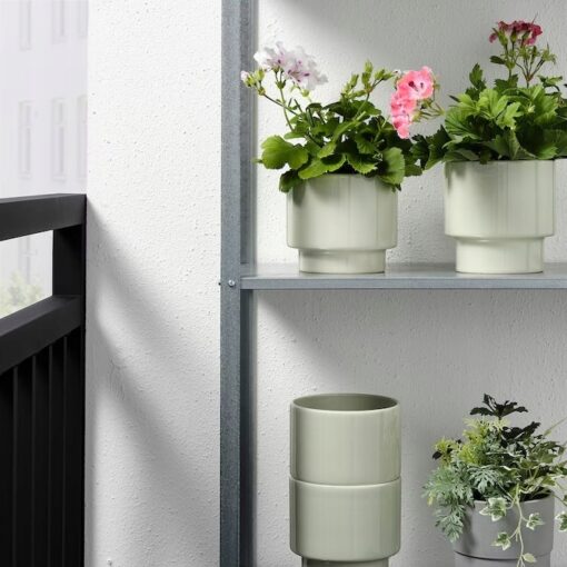 IKEA DRAKFRUKT OSŁONKA DONICZKI ZIELONY 15CM 2 SZT - obrazek 3
