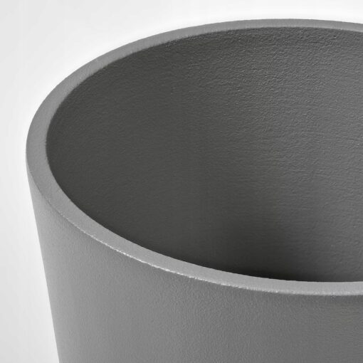IKEA SMULGUBBE DONICZKA Z PODSTAWKĄ SZARA 9 CM - obrazek 3
