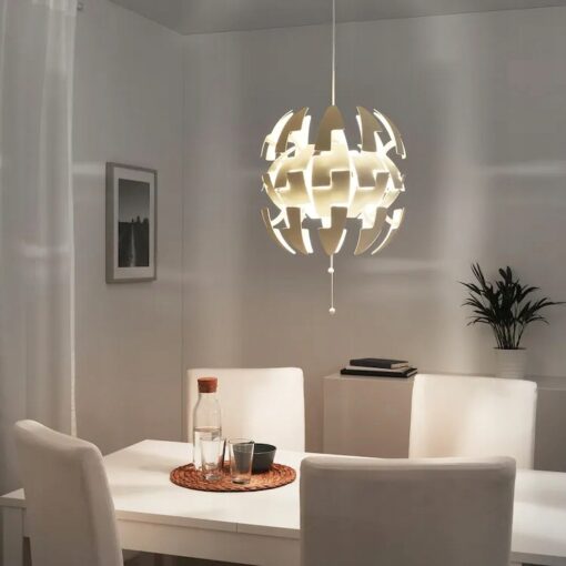 IKEA PS 2014 LAMPA WISZĄCA NOWOCZESNA BIAŁA 35cm - obrazek 2