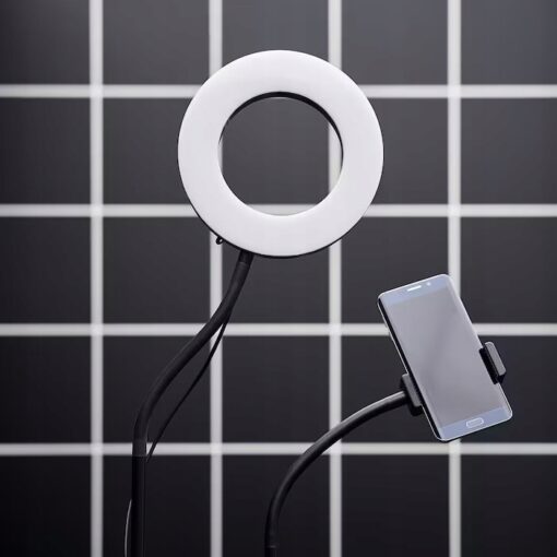 IKEA LANESPELARE UCHWYT NA TELEFON LAMPA PIERŚCIENIOWA - obrazek 5