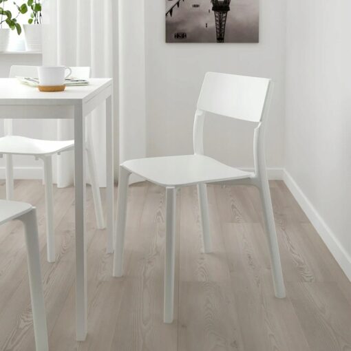 IKEA JANINGE KRZESŁO BIAŁE 50x46x76 CM - obrazek 2
