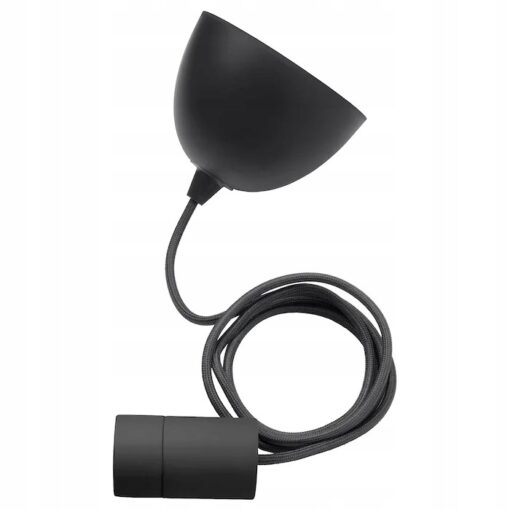 IKEA SUNNEBY OPRAWKA Z KABLEM CZARNA TKANINA 1.8cm
