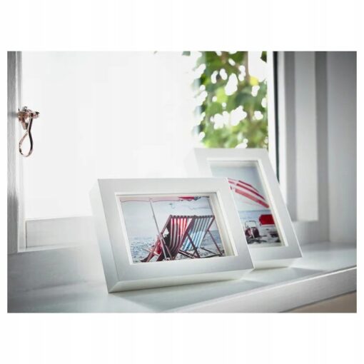 IKEA RIBBA RAMKA NA ZDJĘCIA BIAŁA 10x15 cm - obrazek 3
