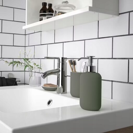 IKEA EKOLN KUBEK NA SZCZOTECZKI ZIELONY - obrazek 2