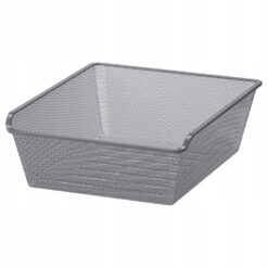 IKEA KOMPLEMENT KOSZ DRUCIANY SZARY 50x58 CM
