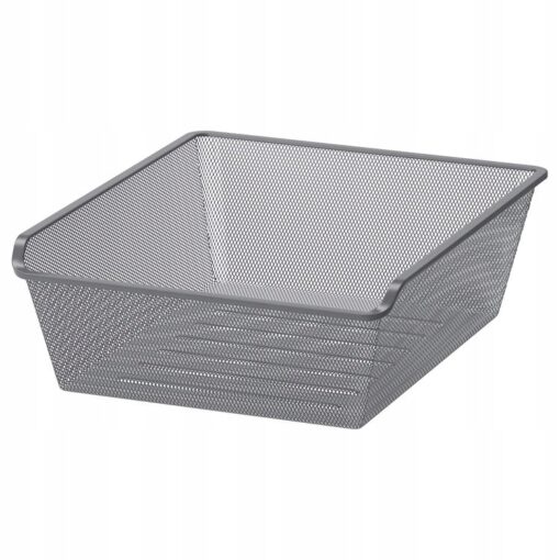 IKEA KOMPLEMENT KOSZ DRUCIANY SZARY 50x58 CM