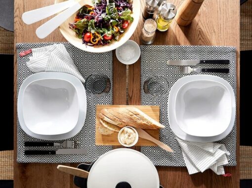 IKEA VARDERA TALERZ GŁĘBOKI PORCELANOWY BIAŁY 20cm - obrazek 4
