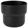IKEA FORENLIG OSŁONKA DONICZKI CZARNA 12 CM