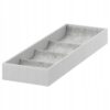 IKEA KOMPLEMENT WKŁAD Z PRZEGRODAMI SZARY 15x53x5