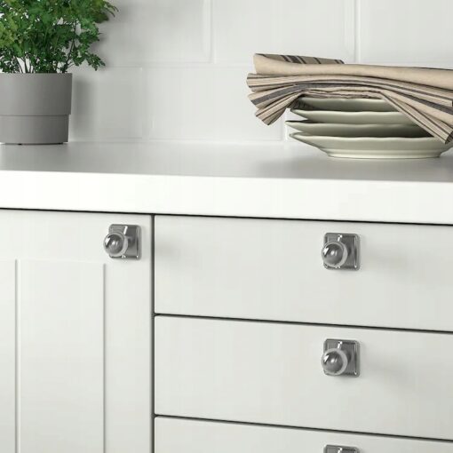 IKEA SORBYN GAŁKA MEBLOWA 25mm STAL 2 SZTUKI - obrazek 2