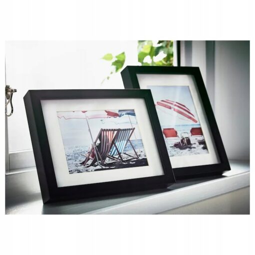 IKEA RIBBA RAMKA NA ZDJĘCIA RAMA CZARNA 18x24 cm - obrazek 2