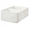 IKEA STUK PUDEŁKO Z PRZEGRÓDKAMI BIAŁE 34x51x18 cm