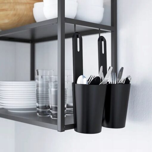 IKEA ENHET HACZYK ANTRACYT 6x24 MM 2 SZT. - obrazek 2