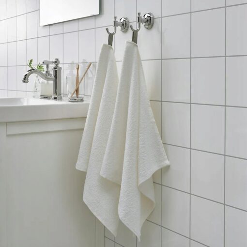 IKEA DIMFORSEN RĘCZNIK DO RĄK BIAŁY 50x100 CM - obrazek 2