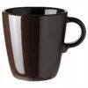 IKEA FARGKLAR KUBEK BRĄZOWY Z POŁYSKIEM 370 ML