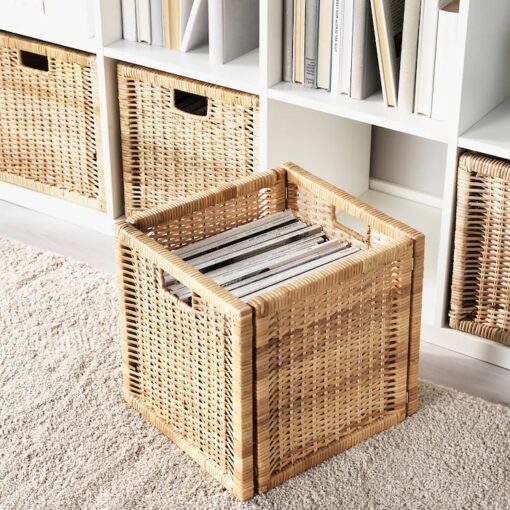 IKEA BRANAS KOSZ PUDEŁKO RATTAN 32X34X32 CM - obrazek 2