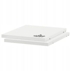 IKEA UTRUSTA PÓŁKA + WSPORNIK BIAŁA 30x37 cm 2 SZT