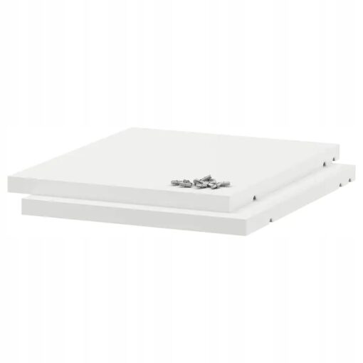 IKEA UTRUSTA PÓŁKA + WSPORNIK BIAŁA 30x37 cm 2 SZT