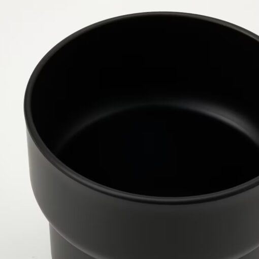 IKEA FORENLIG OSŁONKA DONICZKI CZARNA 9 CM - obrazek 3