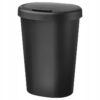 IKEA HOLASS KOSZ Z POKRYWKĄ CZARNY 8 L