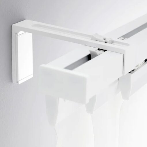 IKEA VIDGA WSPORNIK ŚCIENNY DO ZASŁON BIAŁY 12 cm - obrazek 2
