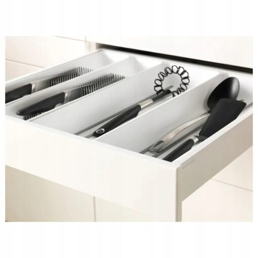 IKEA MAXIMERA SZUFLADA DO SZAFKI DO KUCHNI BIAŁA NISKA 60x60 - obrazek 2