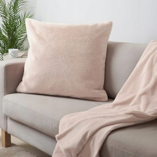 IKEA SOLTULPAN PLED NARZUTA KOC RÓŻOWY 130x170 CM - obrazek 2