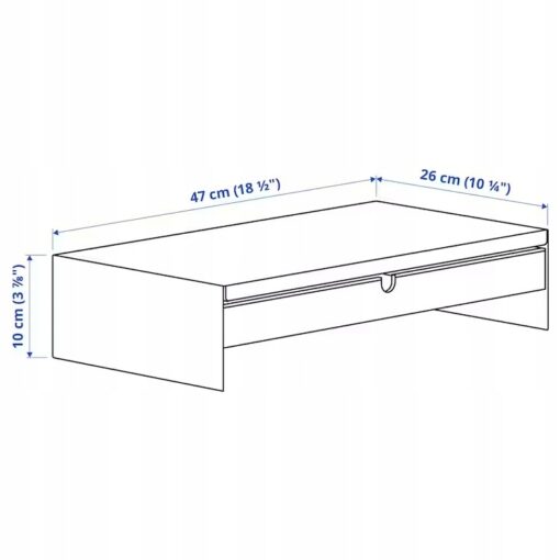 IKEA ELLOVEN PODSTAWKA POD MONITOR Z SZUFLADĄ - obrazek 6