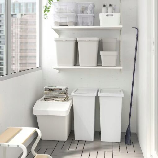 IKEA FILUR KOSZ NA ŚMIECI POJEMNIK Z POKRYWKĄ 42 L - obrazek 5