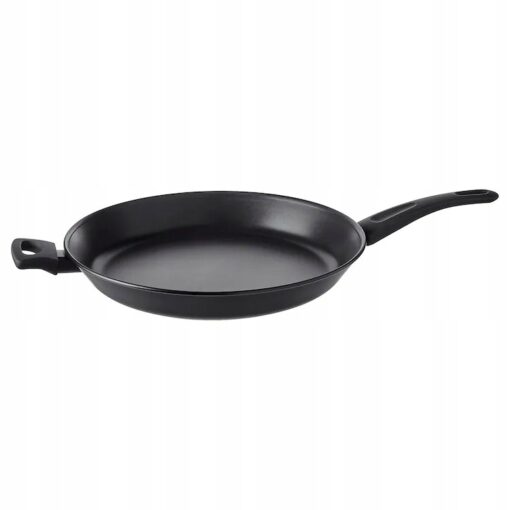 IKEA HEMLAGAD PATELNIA OKRĄGŁA CZARNA 32 cm