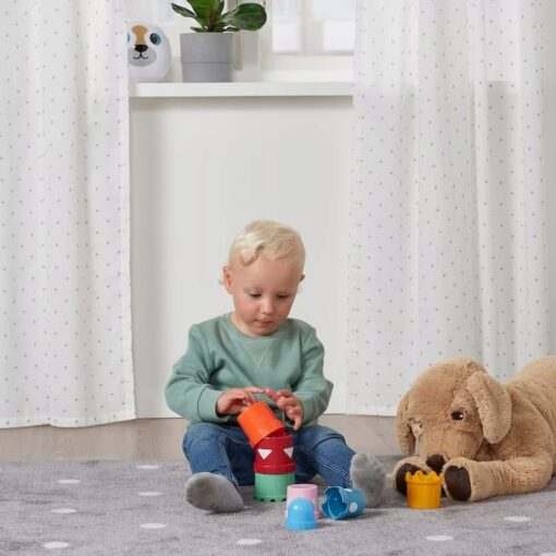 IKEA UPPSTA FOREMKI KOLOROWE DO ZABAWY 7 CZĘŚCI - obrazek 3