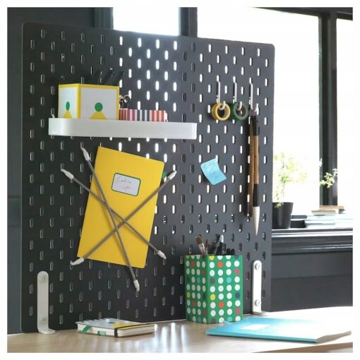 IKEA SKADIS TABLICA PERFOROWANA CZARNA 56x56 CM - obrazek 5