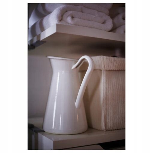 IKEA SOCKERART WAZON DZBANEK BIAŁY 16 cm - obrazek 3