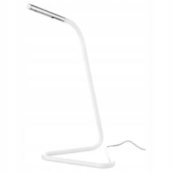 IKEA HARTE LAMPA BIURKOWA LED BIAŁA / SREBRNA