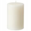 IKEA JAMLIK ŚWIECA ZAPACHOWA WANILIA / BEŻOWA 10cm