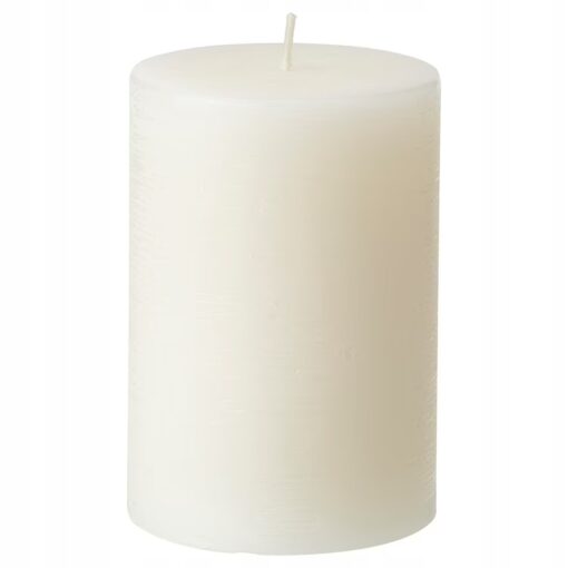 IKEA JAMLIK ŚWIECA ZAPACHOWA WANILIA / BEŻOWA 10cm