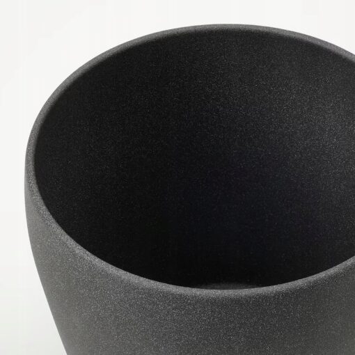 IKEA PERSILLADE OSŁONA DONICZKI CIEMNA SZARA 15 CM - obrazek 3